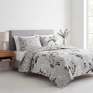 Cubrecama Quilt Estampado Bosque Fenore — Edredones y Plumones Colombia