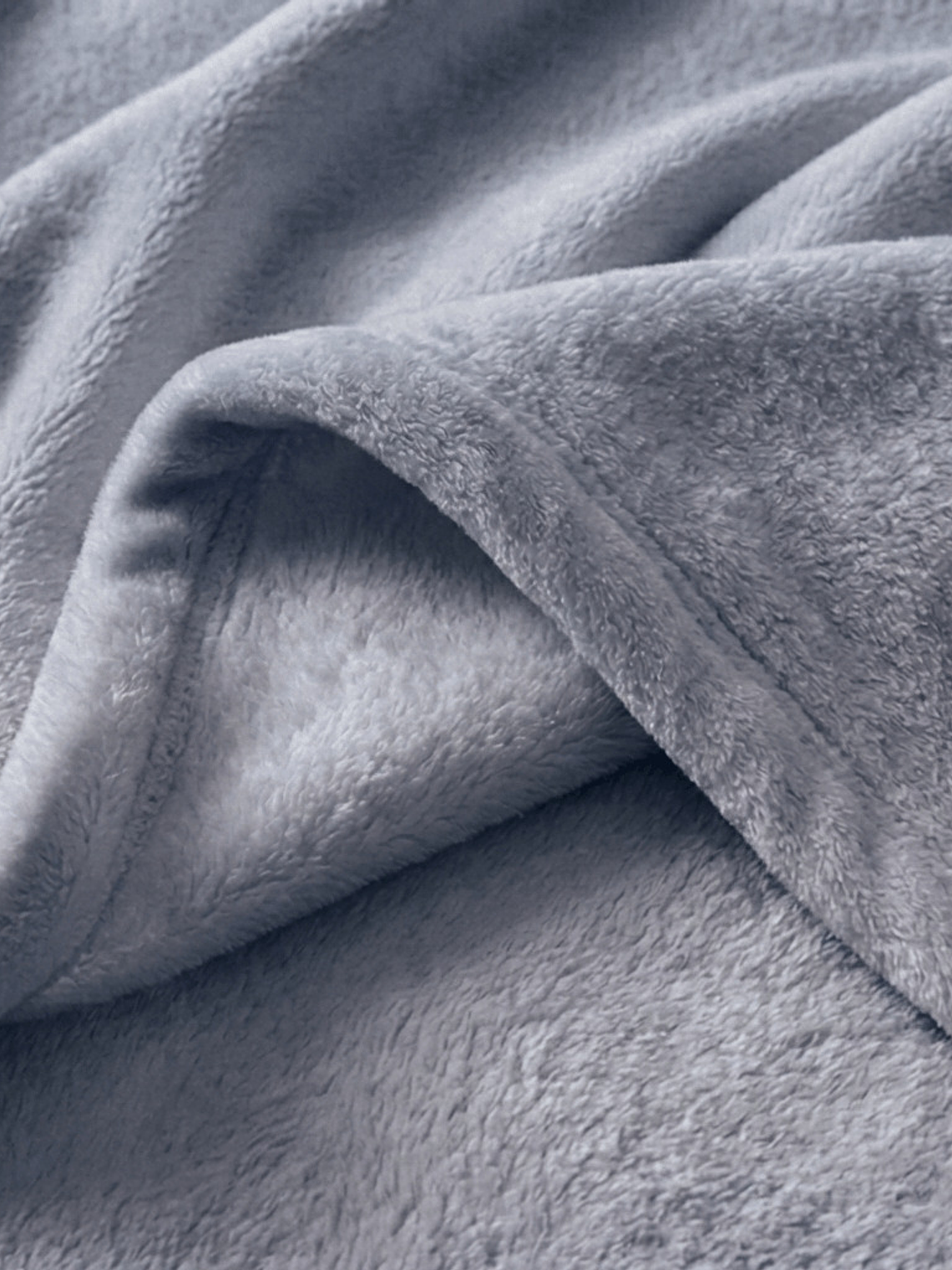 Cobija Flannel Térmica Antialérgica Gris Claro 5