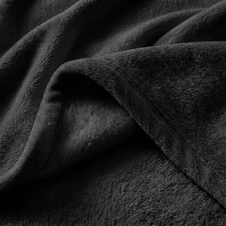 Cobija Flannel Térmica Antialérgica Negra 5