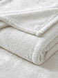 Cobija Flannel Térmica Antialérgica Blanca - Miniatura 3