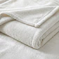Cobija Flannel Térmica Antialérgica Blanca - Miniatura 3