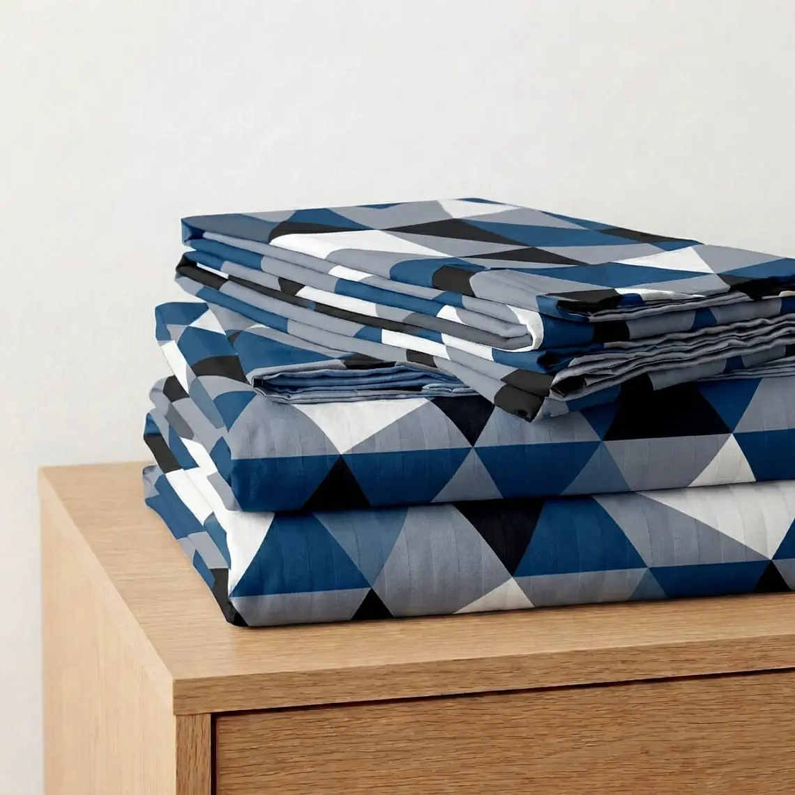 Juego De Cama Estampado Triangulos 3