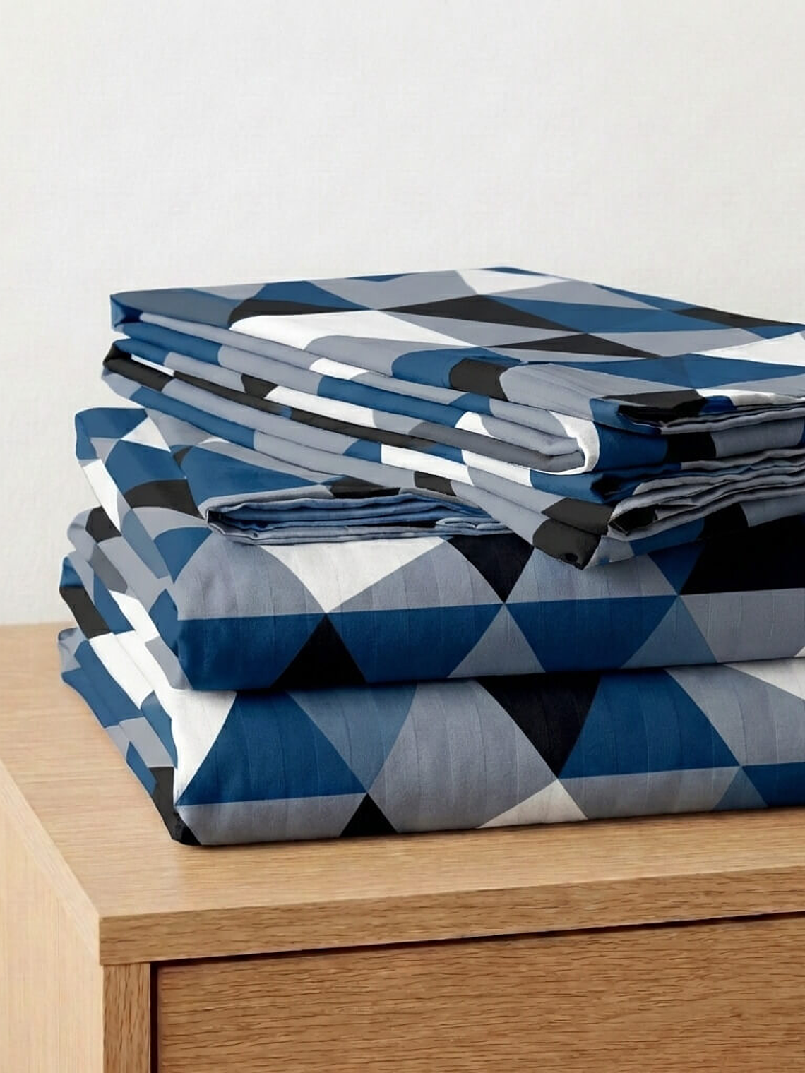 Juego De Cama Estampado Triangulos 2