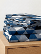 Juego De Cama Estampado Triangulos - Miniatura 2