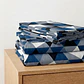 Juego De Cama Estampado Triangulos - Miniatura 3