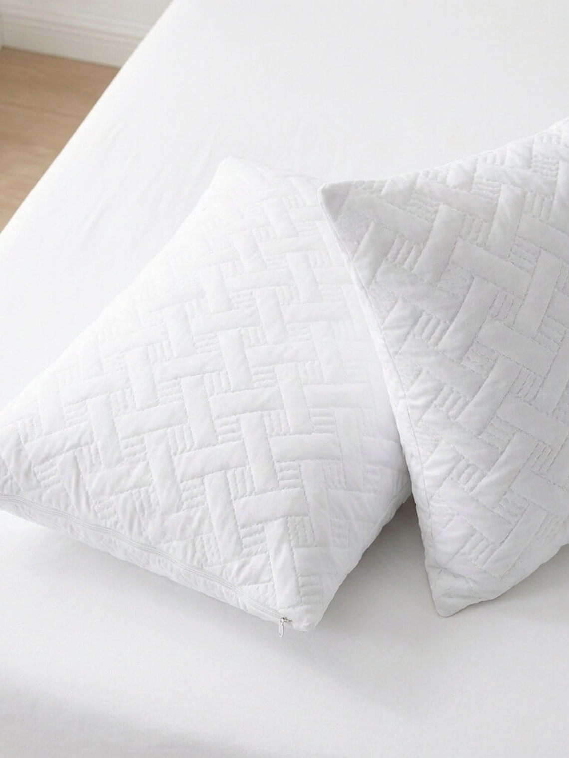 Protector De Almohada acolchado ultrasonido x 2 1