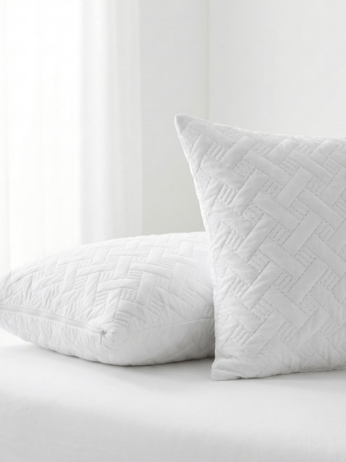 Protector De Almohada acolchado ultrasonido x 2 3