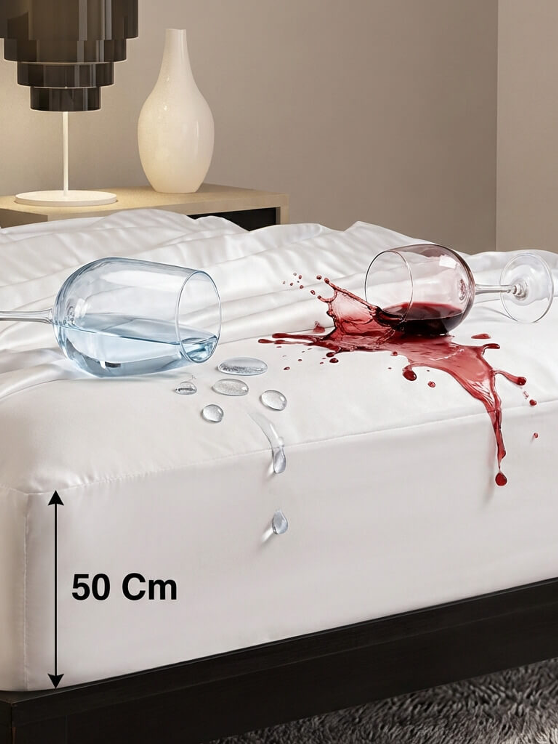 Protector De Colchón Antifluido 1