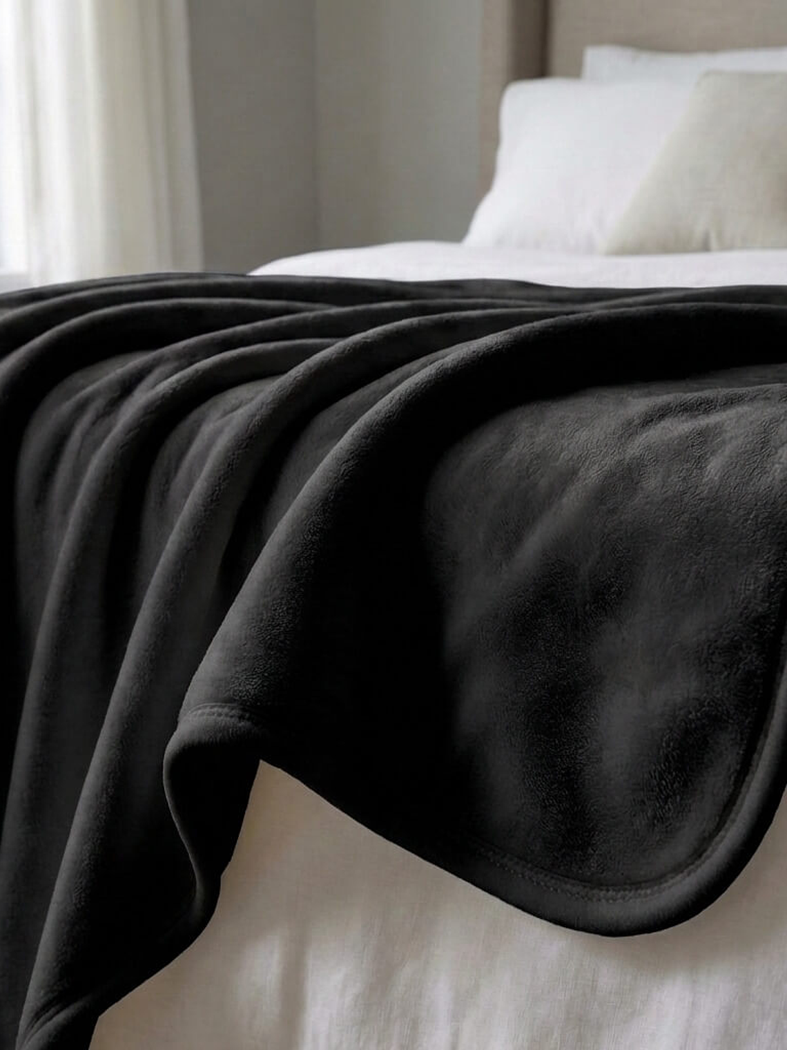 Cobija Elite Negra Térmica Microfibra Premium 2