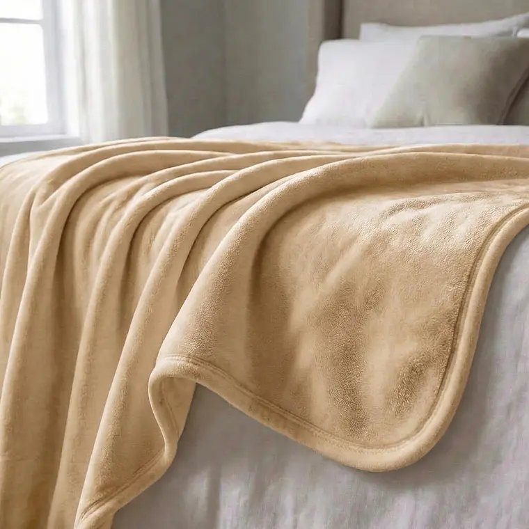 Cobija Elite Beige Térmica Microfibra Premium 2