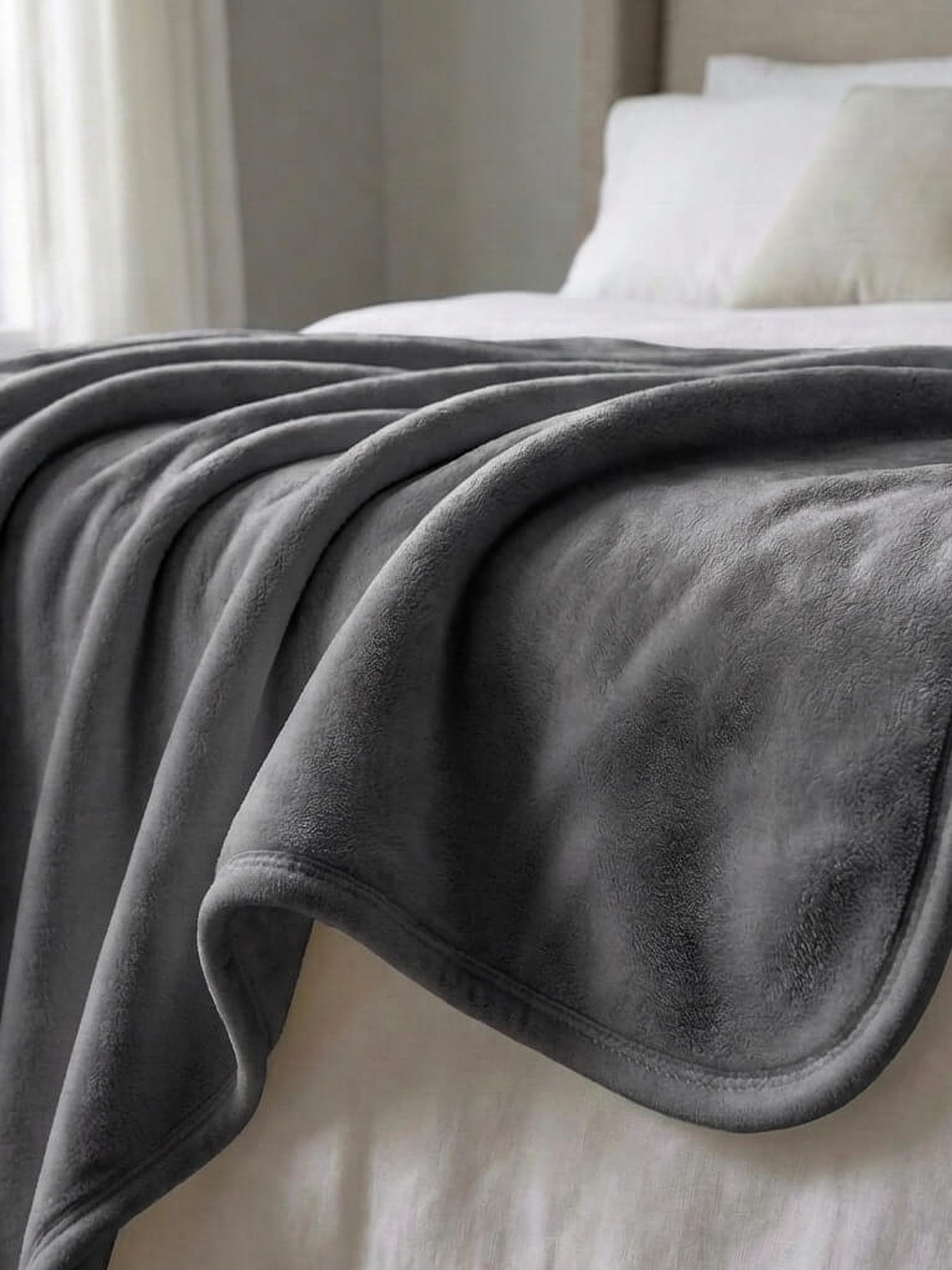 Cobija Elite Gris Térmica Microfibra Premium 2