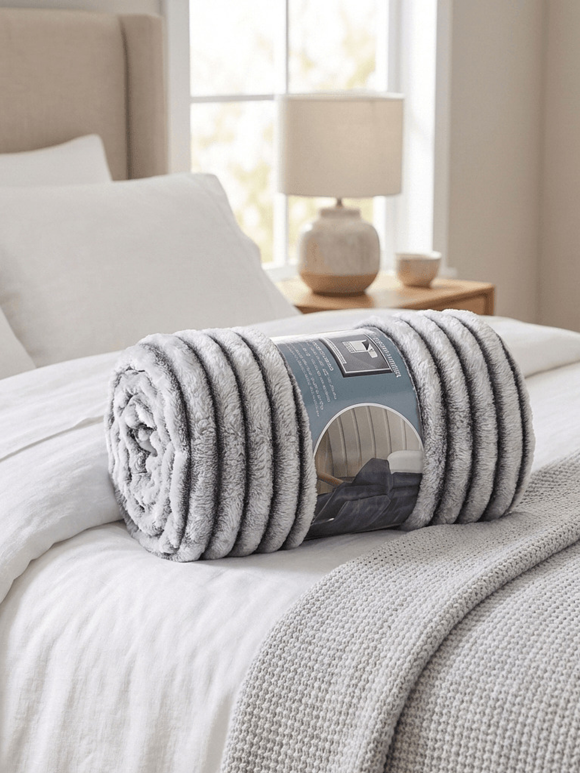 Cobija Flannel Térmica Antialérgica Estampado Cebra 2