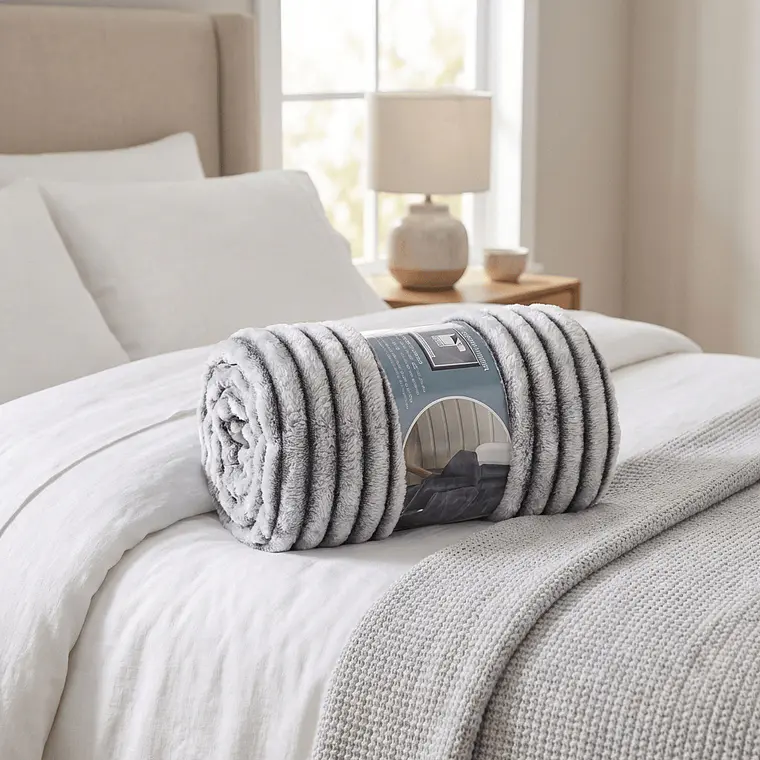 Cobija Flannel Térmica Antialérgica Estampado Cebra 2