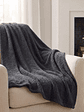 Cobija Flannel Térmica Antialérgica Gris Oscuro - Miniatura 1