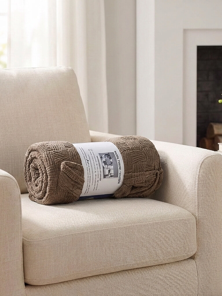 Cobija Flannel Térmica Antialérgica Kaki 2