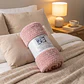 Cobija Flannel Térmica Antialérgica Juvenil Rosa - Miniatura 2