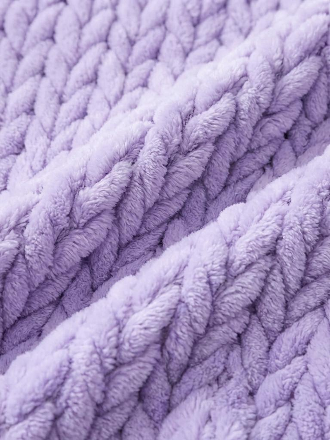 Cobija Relief Sólido Lila 4
