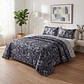 Cubrecama Quilt Estampado Arabescos - Miniatura 1