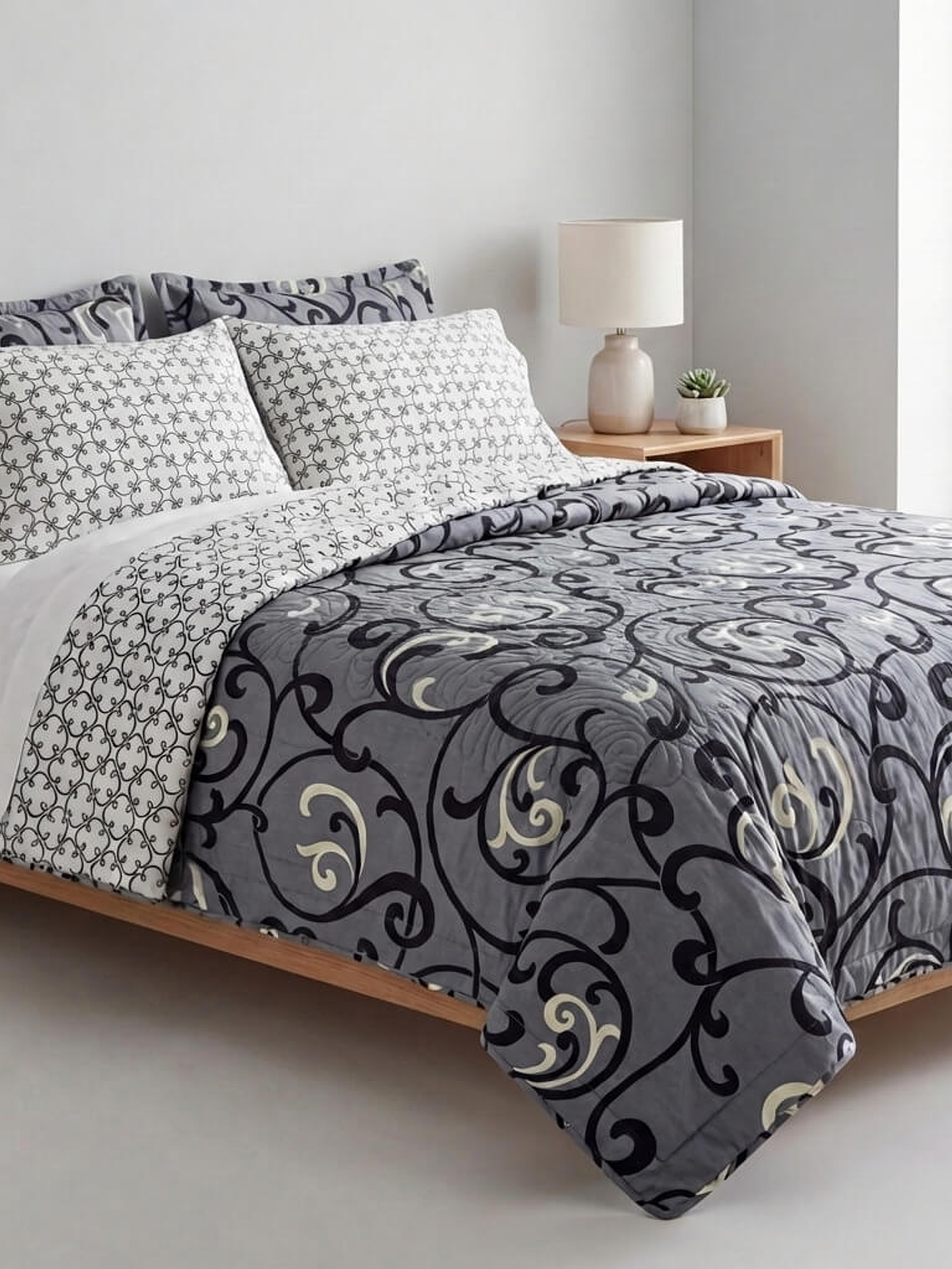 Cubrecama Quilt Estampado Arabescos 2