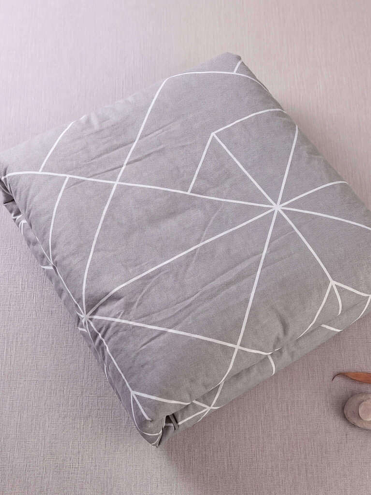 Cubrecama Quilt Estampado Rombos 4