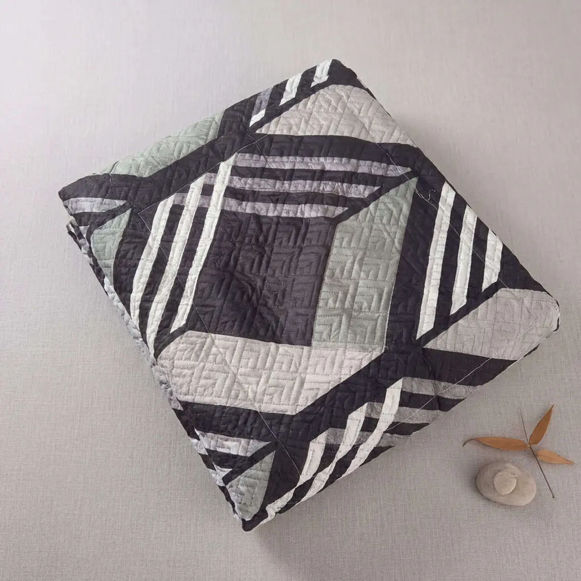Cubrecama Quilt Estampado Rombos 3