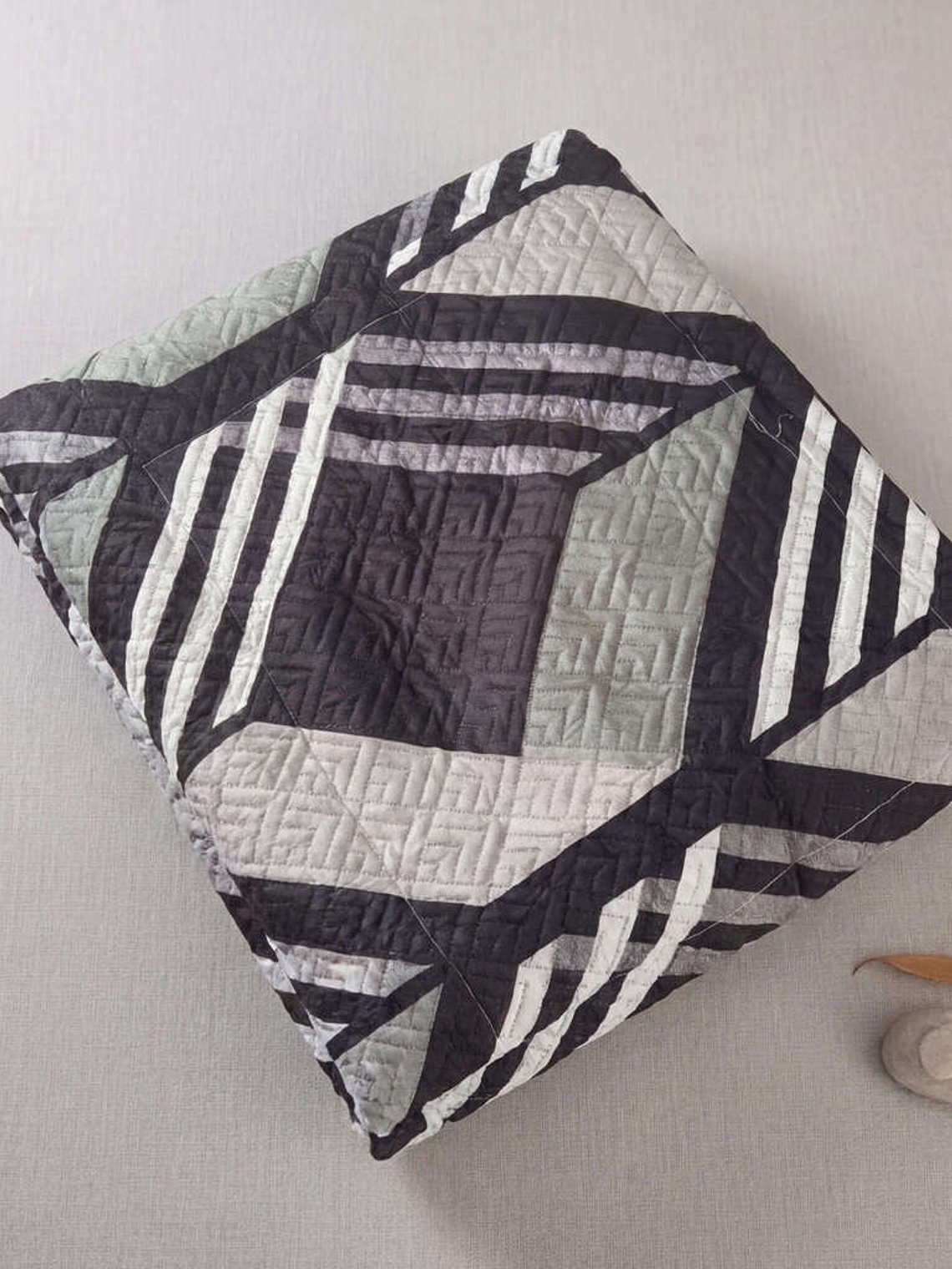 Cubrecama Quilt Estampado Rombos 3