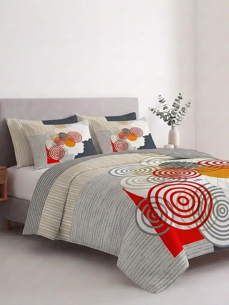 Duvet Estampado Circular Geométrico 1