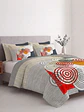 Duvet Estampado Circular Geométrico - Miniatura 1