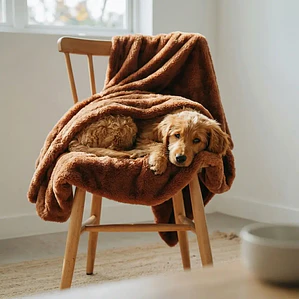 Cobija para Perro Sherpa Café 60x80 cm Still — Ofertas Colombia