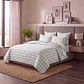 Cubrecama Quilt Estampado hojas delgadas y cuadros - Miniatura 2