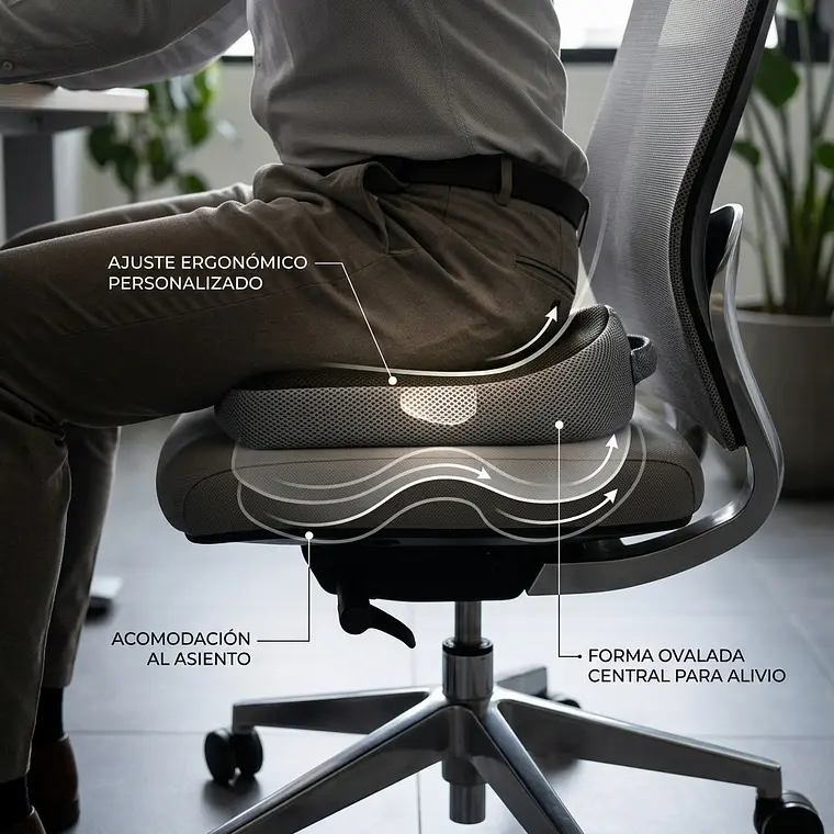 Cojín Memory Foam Fenissa Plus - Espuma Viscoelástica 4