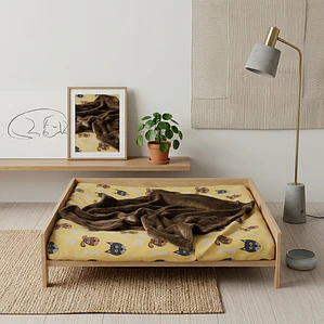 Cobija para Perro Sherpa Café 60x80 cm Still — Ofertas Colombia
