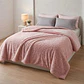 Cobija Sherpa Reversible Flannel Unicolor - Preventa - Miniatura 1