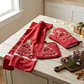 Set de Cocina Navideño - Árbol de Navidad Rojo (3 piezas) - Miniatura 2
