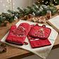 Set de Cocina Navideño - Árbol de Navidad Rojo (3 piezas) - Miniatura 3