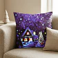 Funda de Cojín Navidad 50x50 – Cabaña Nevada - Miniatura 2