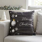 Funda de Cojín Navidad 50x50 – Noche Plateada - Miniatura 2