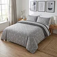 Cubrecama Quilt Estampado Líneas & Geometría Gris - Miniatura 2