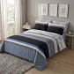 Juego De Cama Estampado  Bloques Urbano Moderno - Miniatura 3