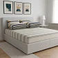 Juego De Cama Estampado Franjas Neutras - Miniatura 1