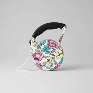 Correa Retráctil Diseño Flores 5m
