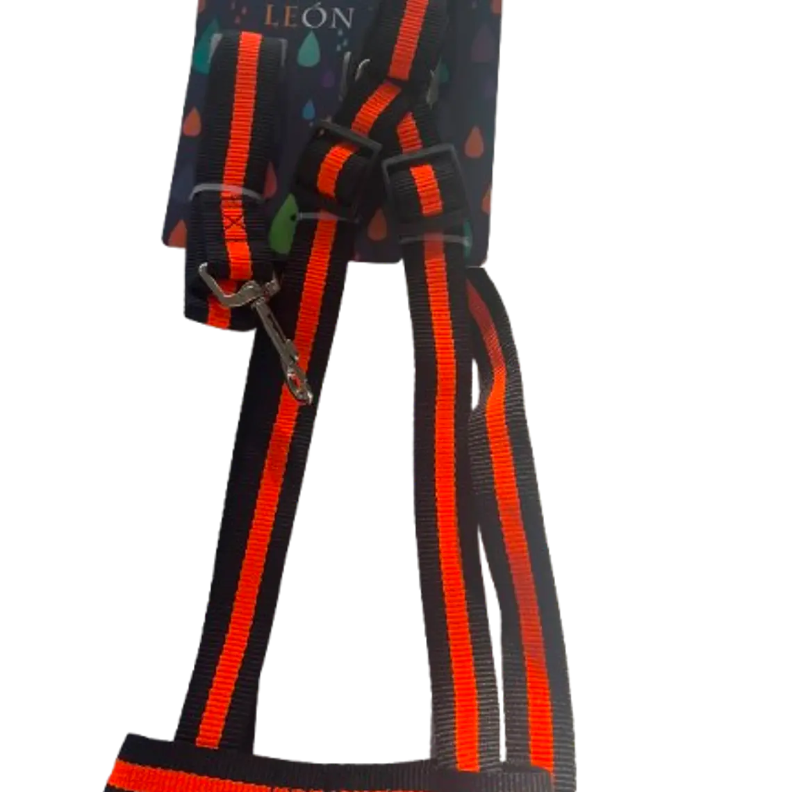 Arnés con correa Bicolor M 3