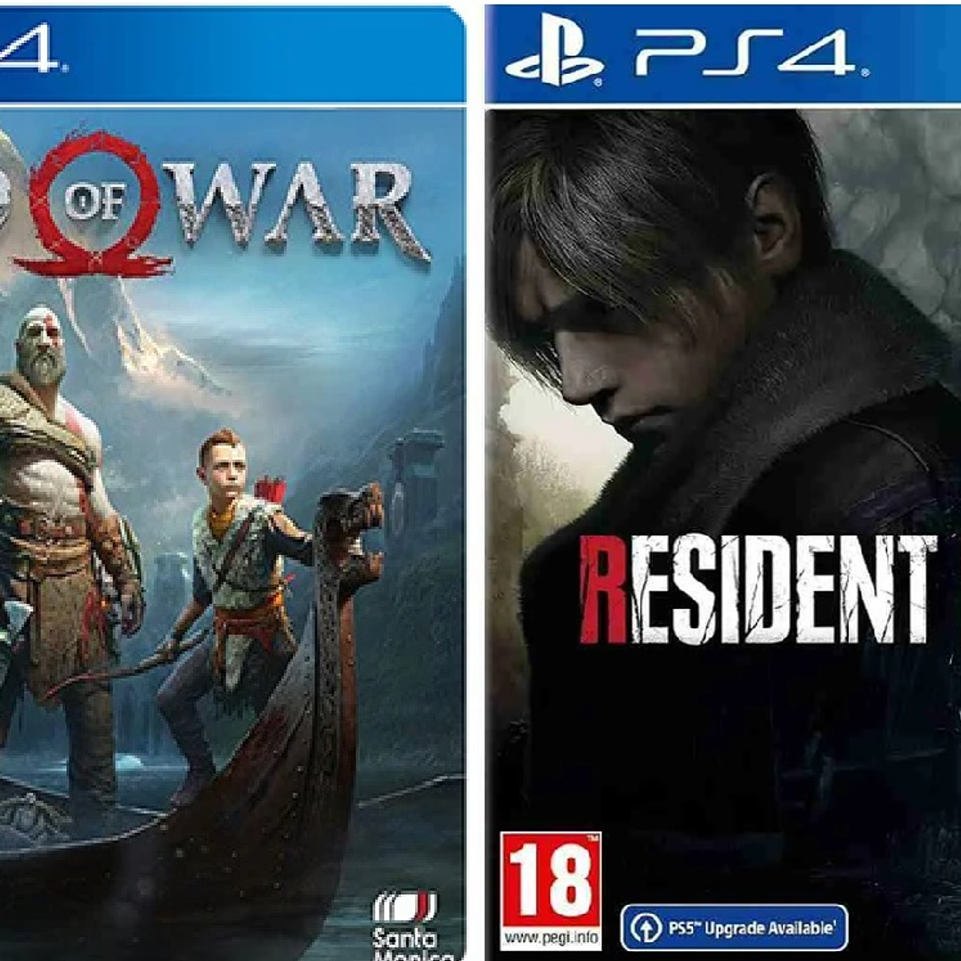 Playstation 4 Slim 500GB con 4 juegos - reacondicionado 5