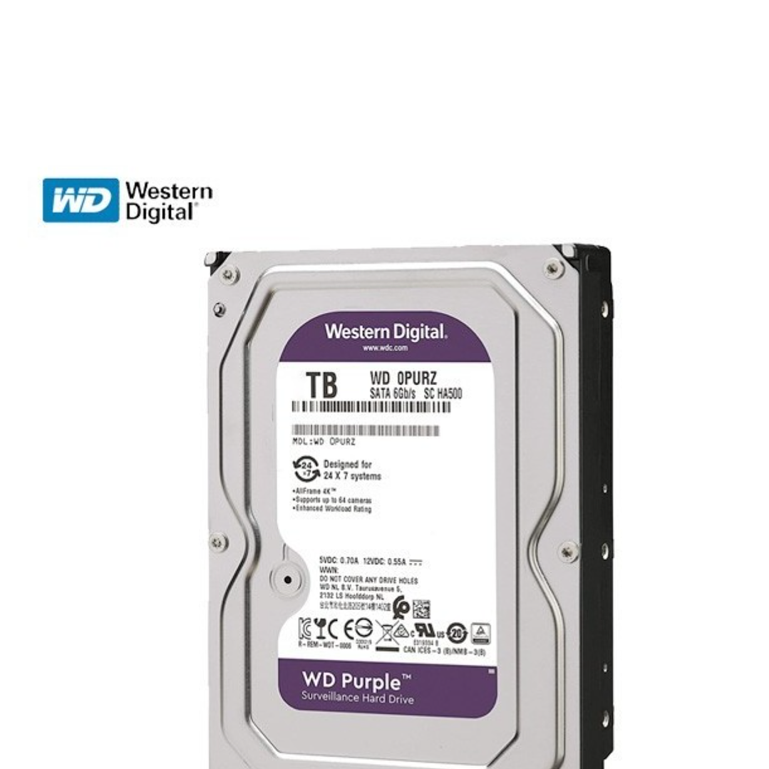 Disco Duro 1TB de Video Purple Surveillance WD10PURZ-85BDSY0 WD 1