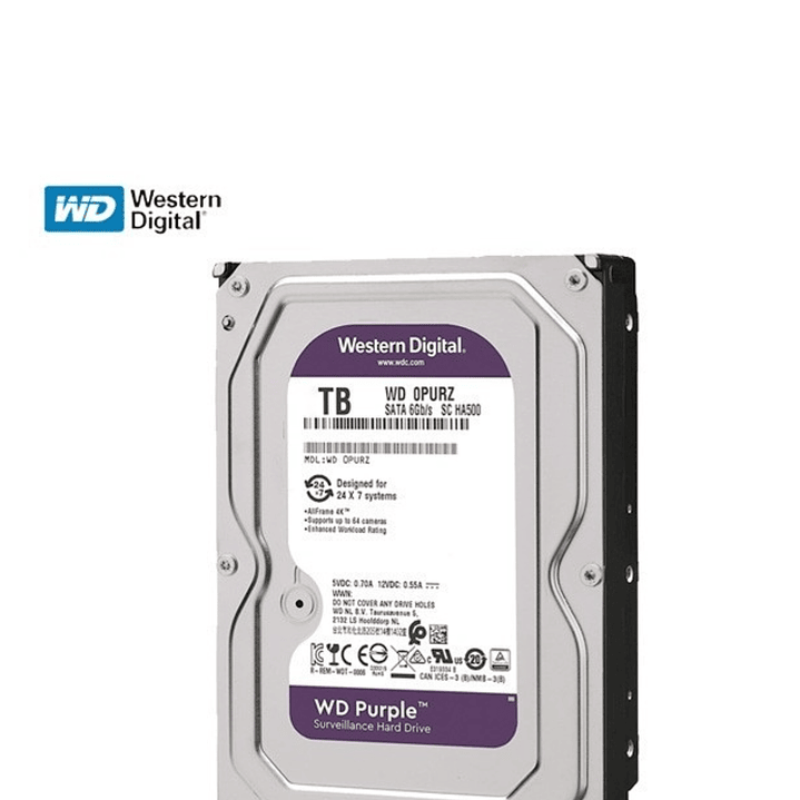 Disco Duro 1TB de Video Purple Surveillance WD10PURZ-85BDSY0 WD 1