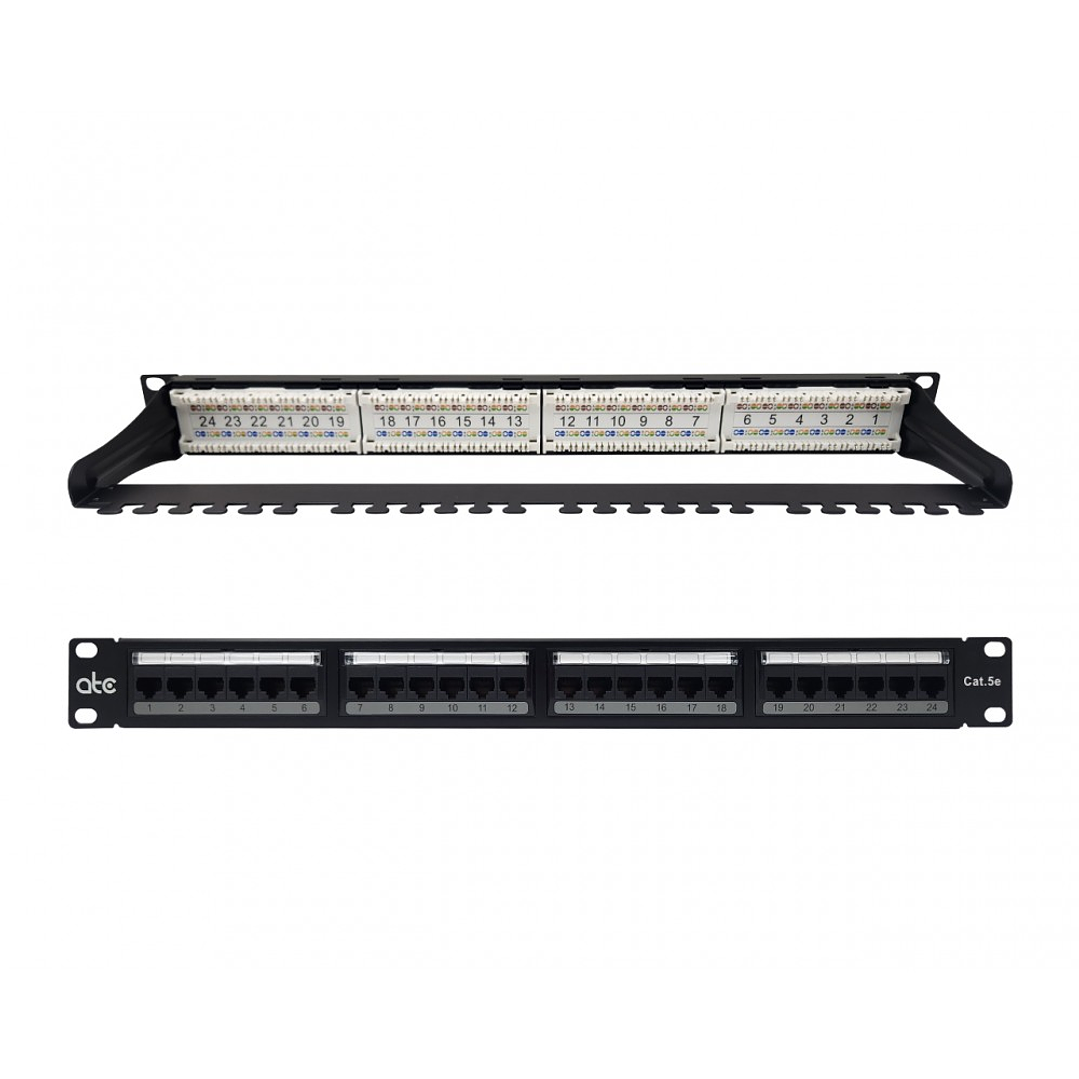 ATC PREMIER PATCH PANEL 24P CAT 5E 1