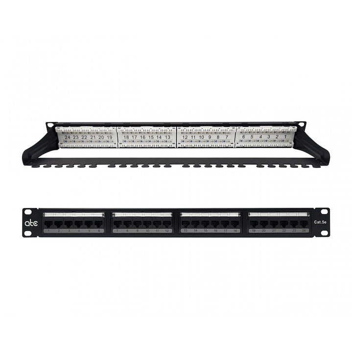ATC PREMIER PATCH PANEL 24P CAT 5E 1