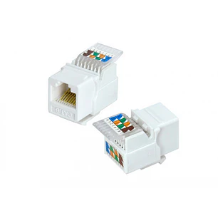 Modulo Keystone Cat6 RJ45 Autoponchable Blanco ATC