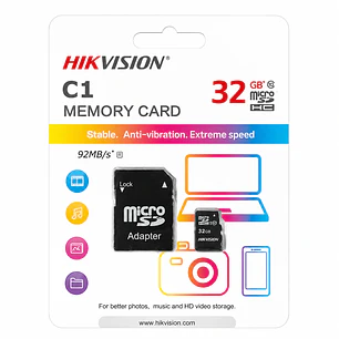 Tarjeta MicroSD 32G Clase10 HS-TF-L2I/32G/P Hikvision
