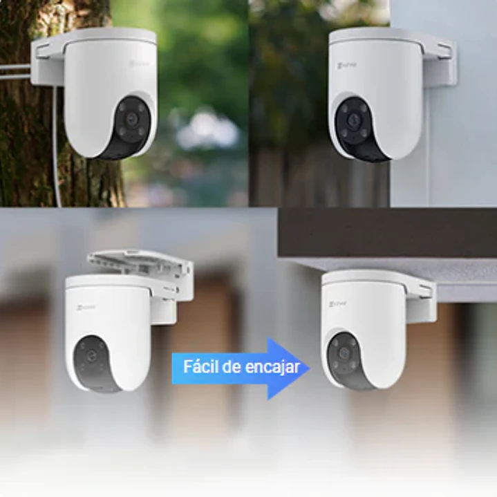 Kit NVR 4 cámaras inalámbricas con IA Ezviz  4